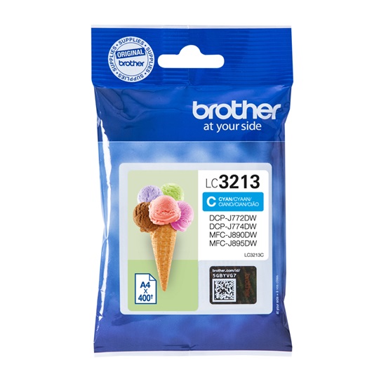 Brother Μελάνι Inkjet LC-3213C Cyan (LC-3213C) (BRO-LC-3213C)