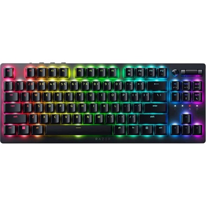 Razer DeathStalker V2 Pro TKL Ασύρματο Gaming Πληκτρολόγιο με Razer Linear διακόπτες και RGB φωτισμό (Αγγλικό US) (RZ03-04370100-R3M1)-RAZRZ0304370100R3M1
