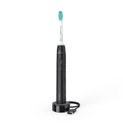 Philips Sonicare 3100 Series Ηλεκτρική Οδοντόβουρτσα με Χρονομετρητή και Αισθητήρα Πίεσης Black (HX3671/14) (PHIHX3671-14)-PHIHX3671-14