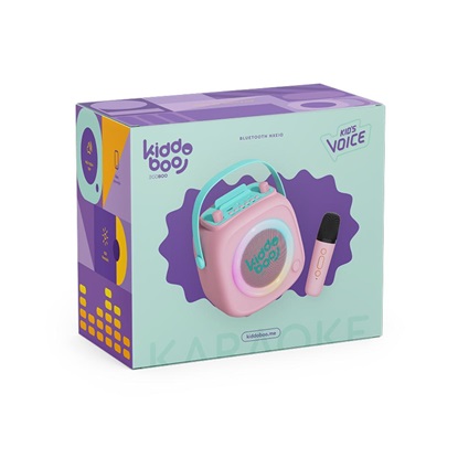 Kiddoboo KidsVoice BT Speaker & Mic Pink  (KB23028PNK)-KB23028PNK
