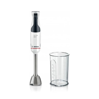 Bosch Serie 4 MSM4W210 blender 0.6 L Immersion blender 600 W Black, White (MSM4W210) (BSHMSM4W210)-BSHMSM4W210