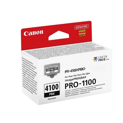 Canon Μελάνι Inkjet PFI4100PBK Photo Black (6777C001) (CANPFI-4100PBK)-CANPFI-4100PBK