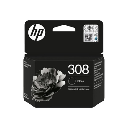HP Μελάνι Inkjet No.308 Black (7FP21UE) (HP7FP21UE)-HP7FP21UE