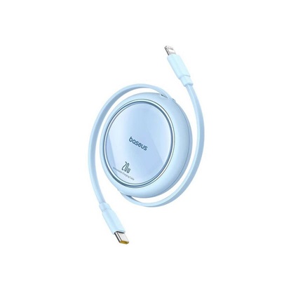 Baseus Retractable USB-C to Lightning Cable 20W Μπλε 1m (P10364501311-00) (BASP10364501311-00)-BASP10364501311-00