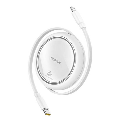 Baseus Retractable USB-C to Lightning Cable 20W Λευκό 1m (P10364501211-00) (BASP10364501211-00)-BASP10364501211-00