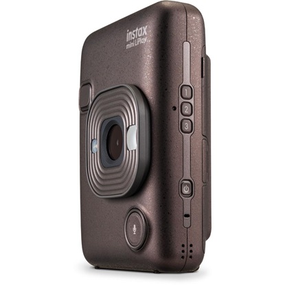 Fujifilm Instant Φωτογραφική Μηχανή Instax mini LiPlay Brown (16835158) (FJM16835158)-FJM16835158