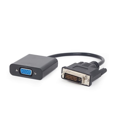 Gembird A-DVId-VGAf-01 Adapter (DVI-d M - D-sub (VGA) F; 0 20m; Black) (A-DVID-VGAF-01) (GEMA-DVID-VGAF-01)-GEMA-DVID-VGAF-01