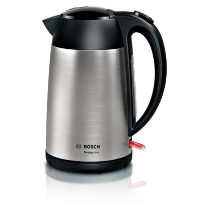 Bosch TWK3P420 electric kettle 1.7 L 2400 W Black, Stainless steel (TWK3P420) (BSHTWK3P420)-BSHTWK3P420