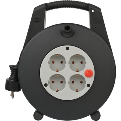 Brennenstuhl Vario Line Cable Box 4-way black/light grey 15m H05VV-F 3G1,5 (1094200) (BNN1094200)-BNN1094200