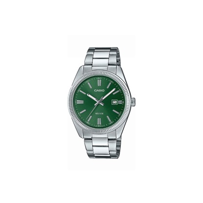 Casio Stainless Steel Ρολόι Μπαταρίας με Ασημί Μεταλλικό Μπρασελέ (MTP-1302PD-3AVEF) (CASMTP-1302PD-3AVEF)-CASMTP-1302PD-3AVEF