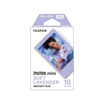 Fujifilm Color Instax Mini Instant Φιλμ (10 Exposures) Soft Lavender (16812376) (FJM16812376)-FJM16812376