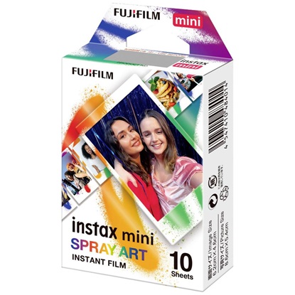 Fujifilm Color Instax Mini Instant Φιλμ (10 Exposures) Spray Art (16779809) (FJM16779809)-FJM16779809