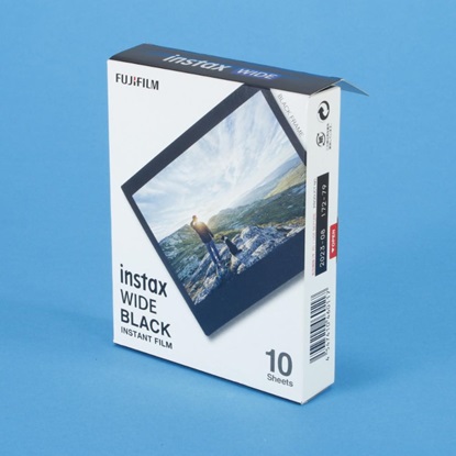 Fujifilm Color Instax Wide Instant Φιλμ (10 Exposures) Black (16745028) (FJM16745028)-FJM16745028