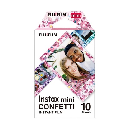 Fujifilm Color Instax Mini Instant Φιλμ (10 Exposures) Confetti (16620917) (FJM16620917)-FJM16620917