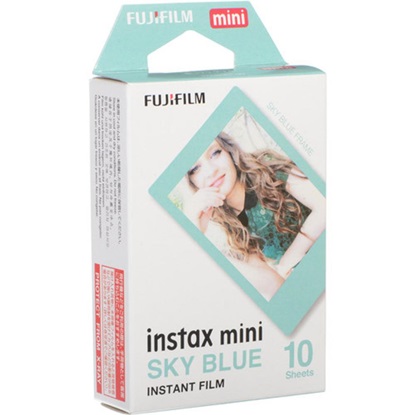 Fujifilm Color Instax Mini Instant Φιλμ (10 Exposures) Sky Blue (16537055) (FJM16537055)-FJM16537055