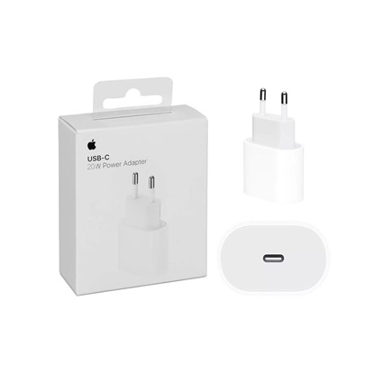Apple Power Adapter 20W USB-C (MUVV3ZM/A) (APPMUVV3ZM-A)-APPMUVV3ZM-A