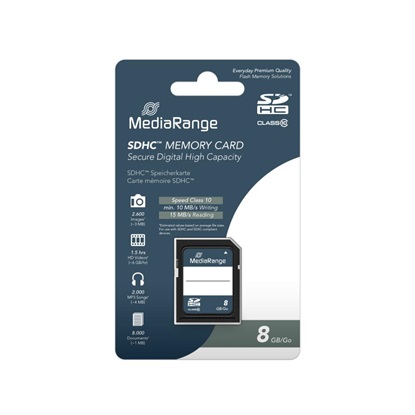 MediaRange SDHC Class 10 8 GB (High Capacity) (MR962)-MR962