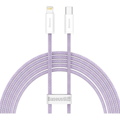 Baseus Καλώδιο USB-C σε Lightning Dynamic Series, 20W, 2m Μοβ (CALD000105) (BASCALD000105)-BASCALD000105