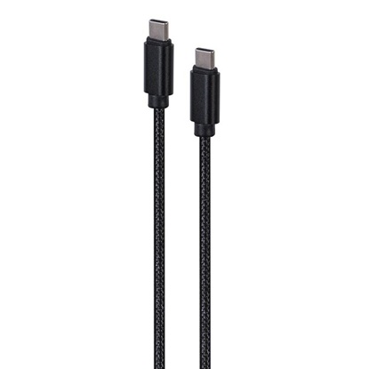 Gembird Cable USB Type-C -> USB Type-C 1.8m Charging/data Transmission Black (CCDB-mUSB2B-CMCM-6) (GEMCCDB-mUSB2B-CMCM-6)-GEMCCDB-MUSB2B-CMCM-6