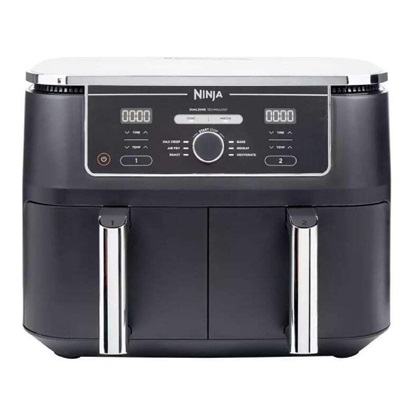 Ninja Double Air Fryer 9.5lt Black (AF400EU) (SNIAF400EU)-SNIAF400EU