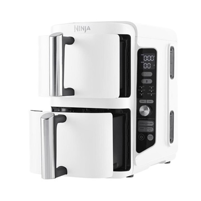 Ninja Double Air Fryer 9.5lt White (SL400EUWH) (SNISL400EUWH)-SNISL400EUWH