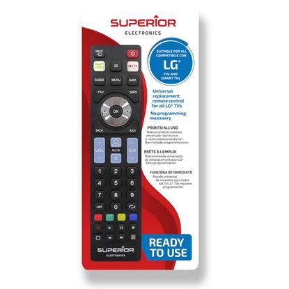 Superior Τηλεχειριστήριο Αντικατάστασης για LG Smart Black - Plug & Play (SUPTRB007) (SPRSUPTRB007)-SPRSUPTRB007