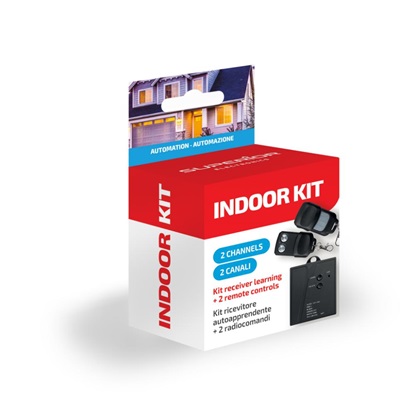 Superior Indoor Kit Τηλεχειρισμού με 2 Τηλεχειριστήρια και Σταθερή Συχνότητα 433,92 MHz (SUPRK001) (SPRSUPRK001)-SPRSUPRK001