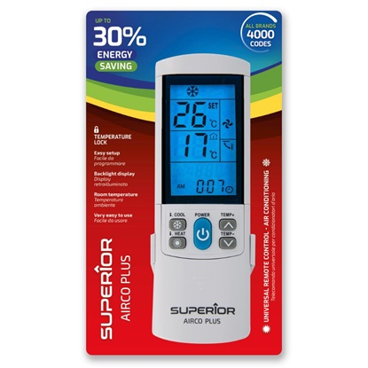 Superior Τηλεχειριστήριο για Κλιματιστικό AirCo Plus (SUPCU001) (SPRSUPCU001)-SPRSUPCU001