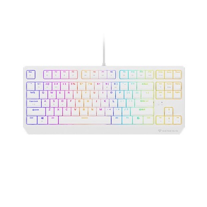 Genesis Gaming Keyboard Thor 230 Tkl US RGB Mechanical Outemu Brown White Hot Swap (NKG-2080) (GNSNKG-2080)-GNSNKG-2080