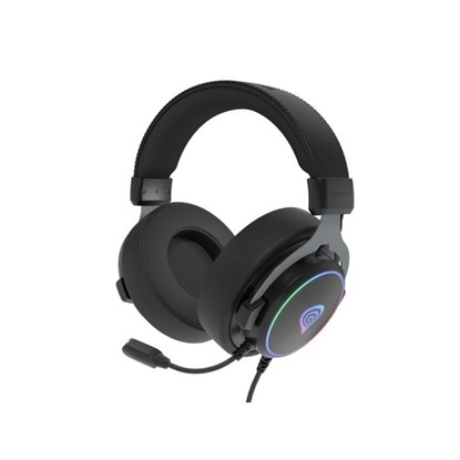 Genesis Gaming Headset Neon 764 with Microphone RGB Illumination Black, USB (NSG-2169) (GNSNSG-2169)-GNSNSG-2169