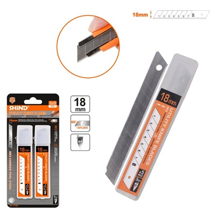 Shind Σετ Ανταλ/κες Λαμες Φαλτσετας 10 Τεμ. (SHI-37566) (SHI37566)-SHI37566