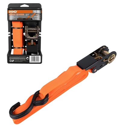 Shind Ιμαντας Συσφιξεως Με Καστανια Βαρεως Τυπου, 5mx25mm 250/500kg (SHI-37543) (SHI37543)-SHI37543