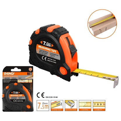 Shind Επταμετρο Με Στοπ 7,5x25mm (SHI-94515) (SHI94515)-SHI94515