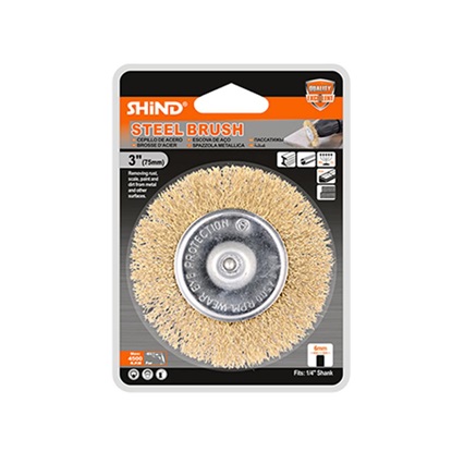 Shind Συρματοβουρτσα Δραπανου Ισια 75mm (SHI-94920) (SHI94920)-SHI94920
