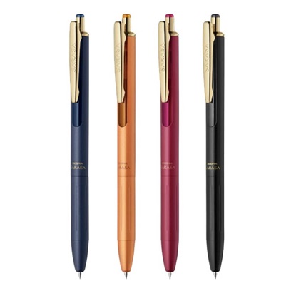 Zebra Sarasa Clip Gel Pen 0.5 Wine Κόκκινο-Μπλε (ZB-66817) (ZEB66817)-ZEB66817