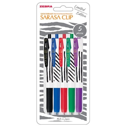 Zebra Sarasa Clip 0.7 Gel Pen Set (ZB-48296) (ZEB48296)-ZEB48296