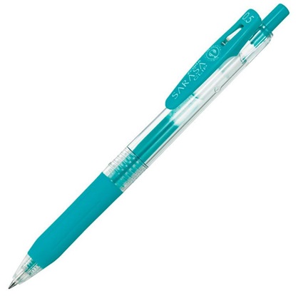 Zebra Sarasa Clip 0.5 Gel Pen Cyan (ZB-45132) (ZEB45132)-ZEB45132