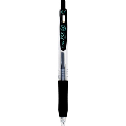 Zebra Sarasa Clip 0.4 Gel Pen Black (ZB-14301) (ZEB14301)-ZEB14301