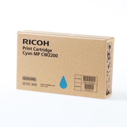 Ricoh Ink Cartridge MPCW2200 SP Cyan (841636) (RICTSPMPCW2200C)-RICTSPMPCW2200C