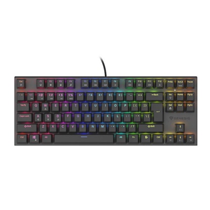 Genesis Gaming Keyboard Thor 303 Tkl Black US  Mechanical RGB, Red Switch, Hot Swap (NKG-1882) (GNSNKG-1882)-GNSNKG-1882