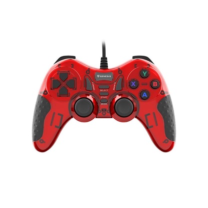 Genesis Gaming Gamepad Mangan 200 Wired for PC, Black/Red (NJG-1425) (GNSNJG-1425)-GNSNJG-1425