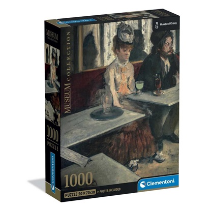Clementoni Puzzle Museum Collection - Degas: Dans un Cafe 1000pcs (39974) (CLE39974)-CLE39974