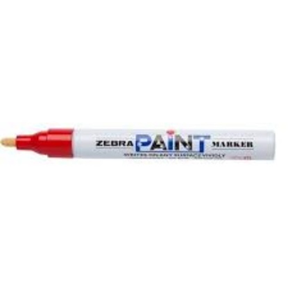 Zebra  Μαρκαδόρος Λαδιού 3.0mm Μέτρια Μύτη Κόκκινο (ZB-51013) (ZEB51013)-ZEB51013