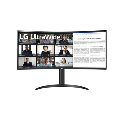 LG 34WR55QK-B Ultrawide QHD HDR Curved Monitor 34" (LG34WR55QK-B)-LG34WR55QK-B