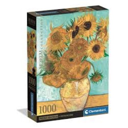 Clementoni Puzzle Museum Collection - Van Gogh: Sunflowers 1000pcs (39966) (CLE39966)-CLE39966