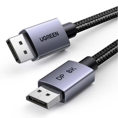 Ugreen DisplayPort 1.4 Cable DP120 8K 60Hz 32.4Gbps 1m black (25903) (UGR25903)-UGR25903