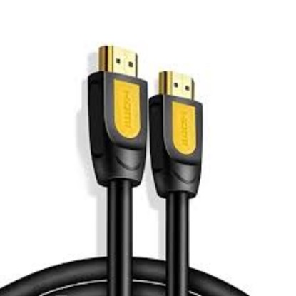Ugreen Cable HDMI 2.0 HD101 4K 60Hz 0 75m Black and Yellow (10151) (UGR10151)-UGR10151