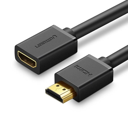 Ugreen HDMI male to HDMI female cable HD107 FullHD 3D 0.5m black (10140) (UGR10140)-UGR10140