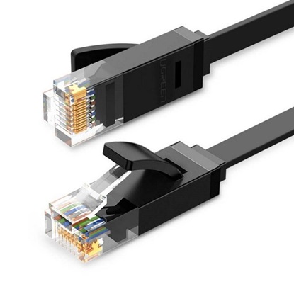 Ugreen Ethernet RJ45 Flat Network Cable Cat.6 UTP 5m Black (50176) (UGR50176)-UGR50176