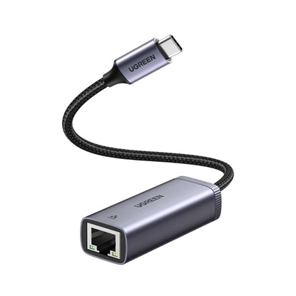 Ugreen Network adapter CM483 USB-C to RJ45 gray (40322) (UGR40322)-UGR40322